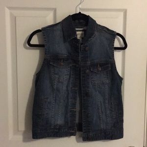Premium denim vest